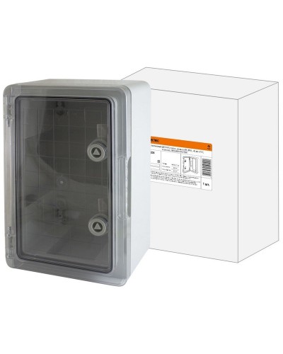 ЩМП-0-3, прозрачная крышка ABS, IP65, 400x300x170. Бокс пластиковый антивандальный. TDM ЕLECTRIC в Стерлитамаке