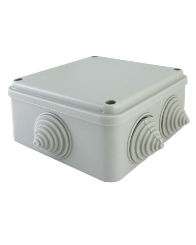 Коробка ОП 100х100х50мм, крышка на винтах, IP55, 6 вх. (SQ1401-1234). Распаячная коробка. TDM ЕLECTRIC в Стерлитамаке