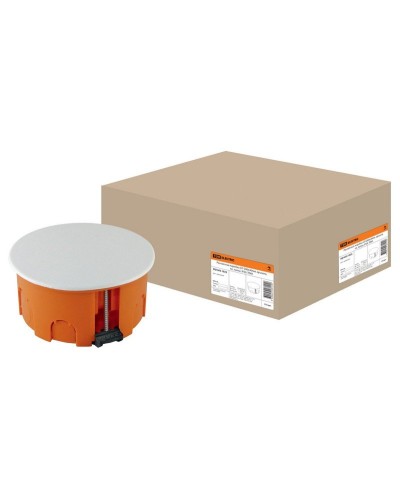 Распаячная коробка СП D80х40мм, крышка, пл. лапки, IP20, TDM (SQ1403-1025). Распаячная коробка СП. TDM ЕLECTRIC в Стерлитамаке
