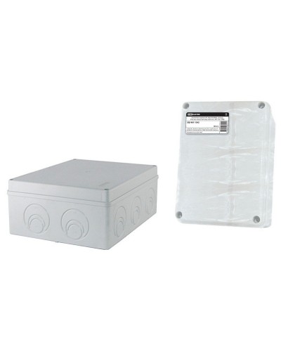 Коробка ОП 240х195х90мм, крышка, IP55, кабельные вводы d28-3шт, d37-2шт (SQ1401-1272). Распаячная коробка. TDM ЕLECTRIC в Стерлитамаке