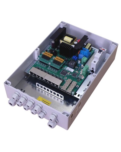TFortis PSW-2G8F+. Коммутатор для подключения 8 камер. TFortis в Стерлитамаке