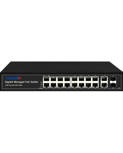 TR-NS24202S-300-16PoE. Коммутатор с PoE. Trassir в Стерлитамаке