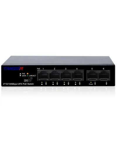 TR-NS1106-60-4POE. Коммутатор с PoE. Trassir в Стерлитамаке