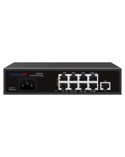 TR-NS1109-120-8PoE. Коммутатор с PoE. Trassir в Стерлитамаке