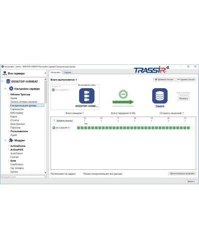 TRASSIR NetSync. Программное обеспечение для IP систем видеонаблюдения. Trassir в Стерлитамаке