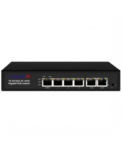 TR-NS1406-65-4POE. Коммутатор с PoE. Trassir в Стерлитамаке