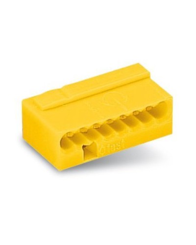 WAGO 243-508 Клемма MICRO 8-проводная желтая. Клемма для распределительных коробок. WAGO в Стерлитамаке