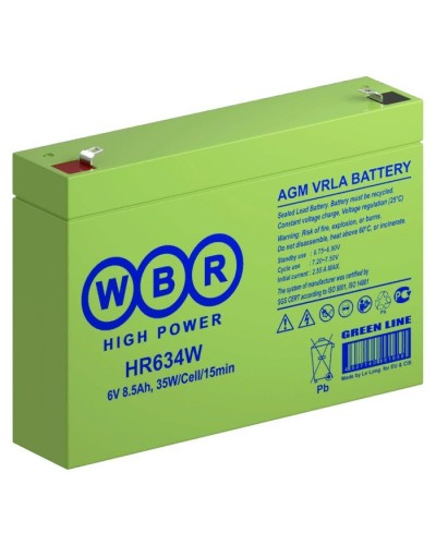 WBR HR634W. Аккумулятор герметичный свинцово-кислотный. WBR в Стерлитамаке