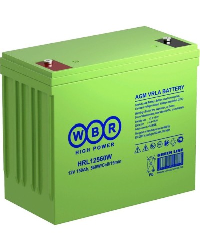 WBR HRL12560W. Аккумулятор герметичный свинцово-кислотный. WBR в Стерлитамаке