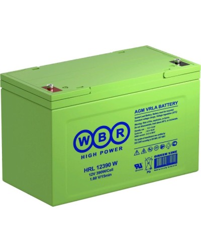 WBR HRL12390W. Аккумулятор герметичный свинцово-кислотный. WBR в Стерлитамаке