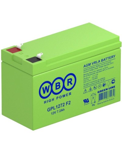 WBR GPL1272 F2. Аккумулятор герметичный свинцово-кислотный. WBR в Стерлитамаке