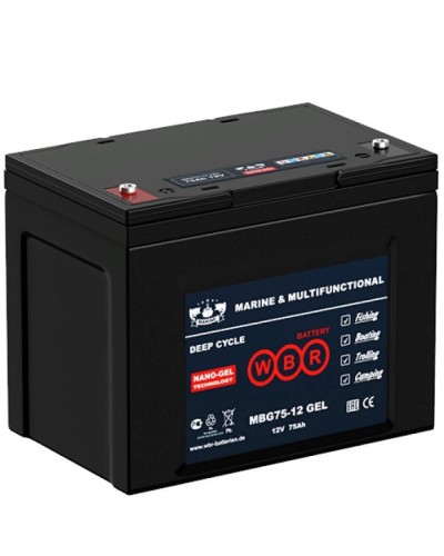 WBR MBG75-12. Аккумулятор герметичный свинцово-кислотный. WBR в Стерлитамаке