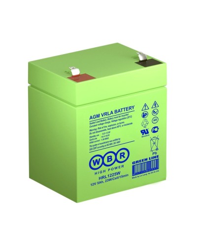 WBR HRL1225W. Аккумулятор герметичный свинцово-кислотный. WBR в Стерлитамаке