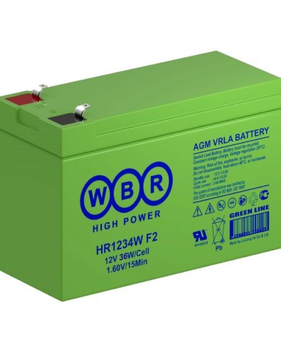 WBR HR1234W F2. Аккумулятор герметичный свинцово-кислотный. WBR в Стерлитамаке