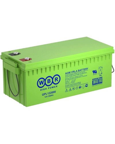 WBR GPL122000. Аккумулятор герметичный свинцово-кислотный. WBR в Стерлитамаке