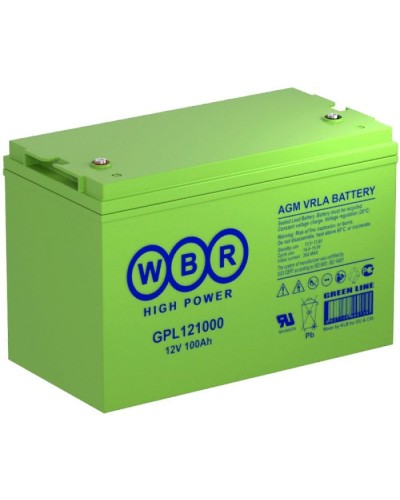 WBR GPL121000. Аккумулятор герметичный свинцово-кислотный. WBR в Стерлитамаке