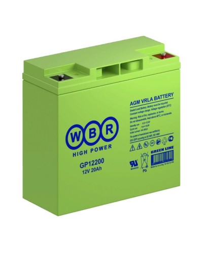 WBR GP12200. Аккумулятор герметичный свинцово-кислотный. WBR в Стерлитамаке