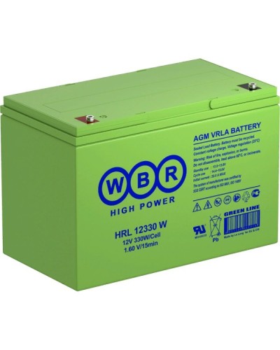 WBR HRL12330W. Аккумулятор герметичный свинцово-кислотный. WBR в Стерлитамаке