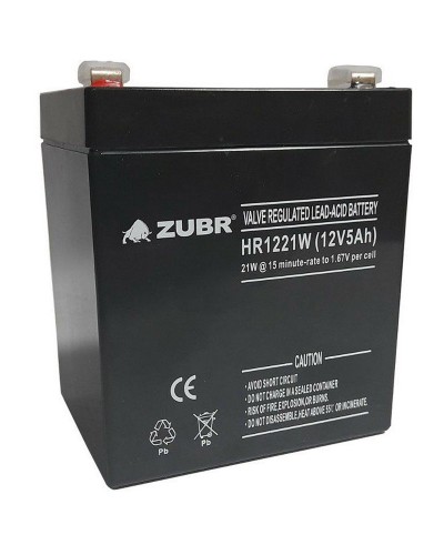 ZUBR HR 1221W (12V, 5Ah). Аккумулятор герметичный свинцово-кислотный. ZUBR в Стерлитамаке