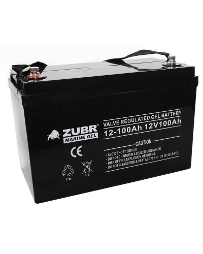 ZUBR MARINE GEL NPG 12-100 (12V, 100Ah). Аккумулятор герметичный свинцово-кислотный. ZUBR в Стерлитамаке