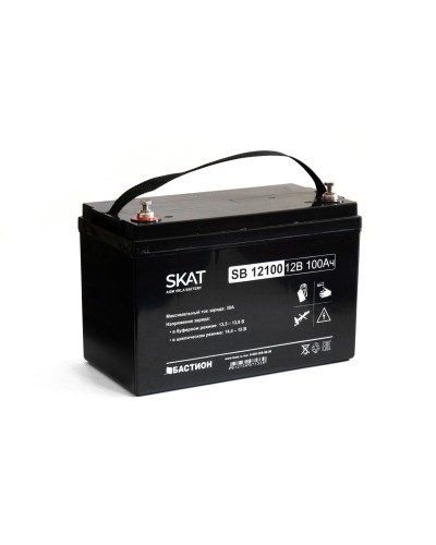 SKAT SB 12100 (2542). Аккумулятор герметичный свинцово-кислотный. Бастион в Стерлитамаке