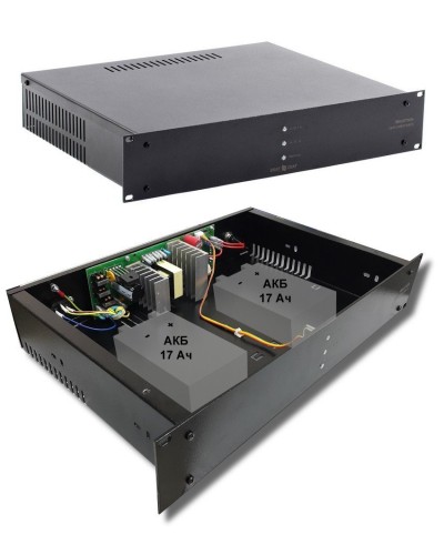 СКАТ-1200У RACK (СКАТ ИБП-12/7-2x17-RACK) (2141). Источник вторичного электропитания резервированный. Бастион в Стерлитамаке