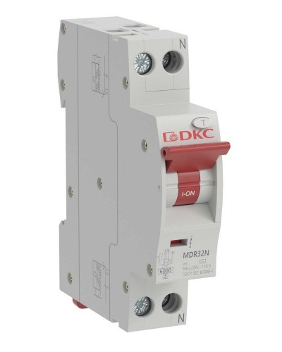 YON max MDR, 1P+N, 30mA, 25A, 6kA, А (MDR32N-1N2C25-A). Компактный автоматический выключатель дифференциального тока. ДКС в Стерлитамаке