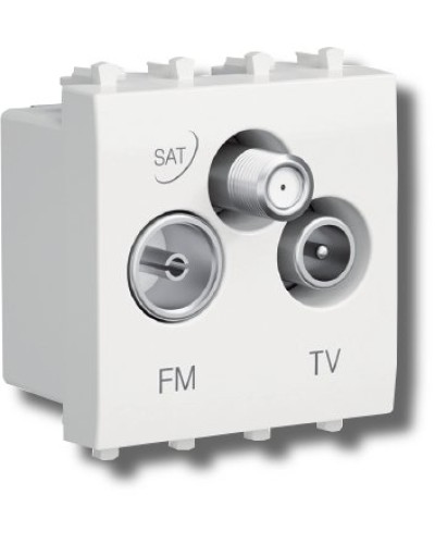 Розетка TV-FM-SAT Avanti 1 модуль черный квадрат (4402532): Розетка TV-FM-SAT в Стерлитамаке
