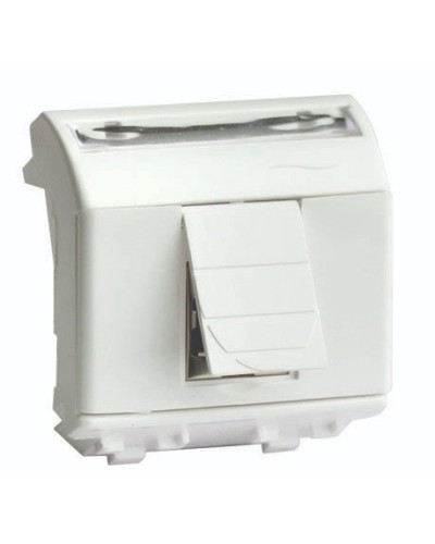 Розетка RJ-45 Brava 2 модуля слоновая кость (75450S): Розетка компьютерная с двумя разъёмами в Стерлитамаке