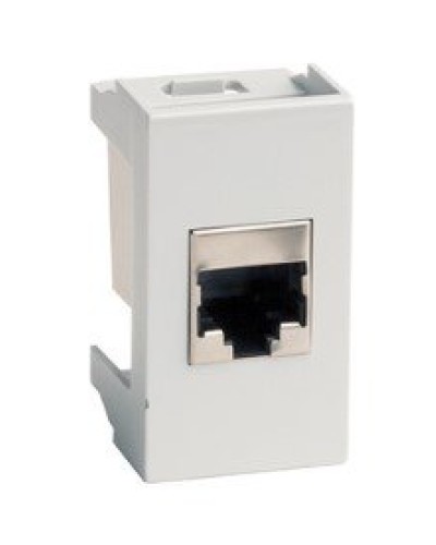Розетка RJ-45 Viva 1 модуль серая (45138): Розетка компьютерная с одним разъёмом в Стерлитамаке