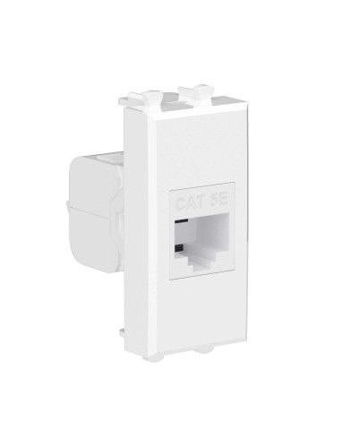 Розетка RJ-45 Avanti 1 модуль белое облако (4400661): Розетка компьютерная, без шторки модульная, кат.5е в Стерлитамаке