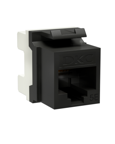 Модуль Keystone RJ45 CAT5E, 180 градусов, черный (RNK5EU180BK): Модуль неэкранированный в Стерлитамаке