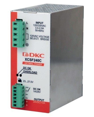 Источник питания однофазный, 240Вт, 5А, 48В (XCSF240DP). Источник питания OPTIMAL POWER однофазный, с ORing диодом. ДКС в Стерлитамаке