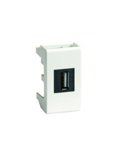 Розетка USB 2.0 Brava 1 модуль слоновая кость (75200S): Розетка USB в Стерлитамаке