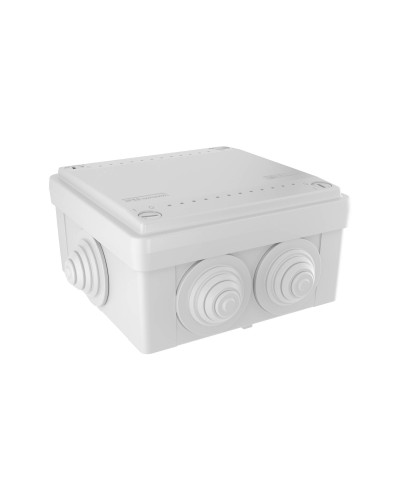 Коробка ответвительная с кабельными вводами IP55, 100х100х50 (53801). Коробка ответвительная. ДКС в Стерлитамаке