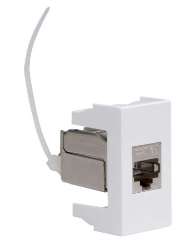 Розетка RJ-45 Viva 1 модуль кат.6A белая (45078). Розетка компьютерная экранированная с одним разъёмом. ДКС в Стерлитамаке