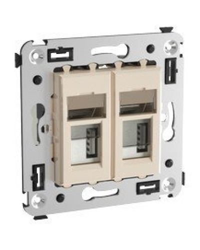 Розетка USB в стену Avanti ванильная дымка (4405543). Розетка USB. ДКС в Стерлитамаке