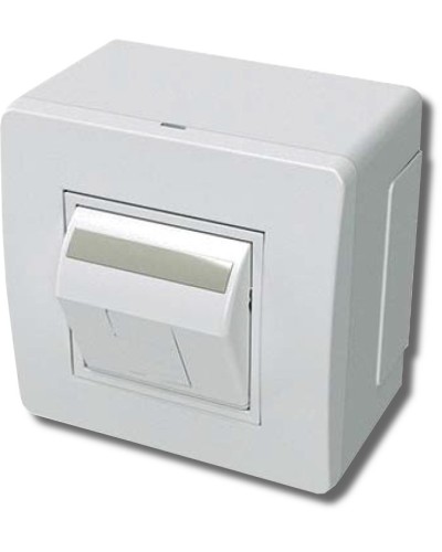 Коробка в сборе с 1 розеткой RJ45, кат.5е, белая (10665): Коробка в сборе в Стерлитамаке