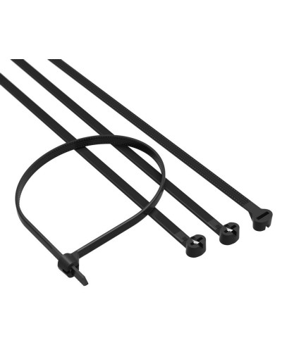 Хомут 4,8x370 P6.6, черный (100шт) (21319SR): Хомут с двойным замком в Стерлитамаке