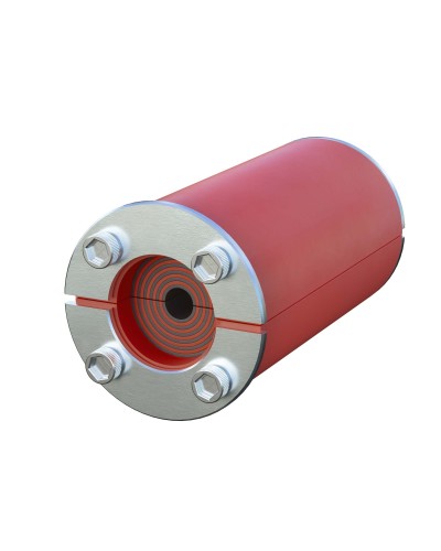 Проходка круглая, нержавеющая, D200х70 мм для кабелей D138-170 мм (DXF311A): Проходка круглая, нержавеющая в Стерлитамаке