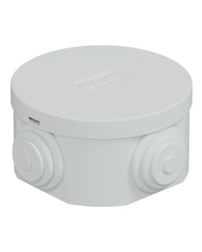 Коробка JBR065 D=65х35, 4 вых., IP44, серая (44004). Коробка монтажная. Экопласт в Стерлитамаке