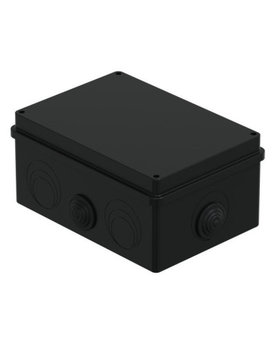 Коробка JBS210 210х150х100, 8 вых., IP55, черная (44016BL-1). Коробка монтажная. Экопласт в Стерлитамаке