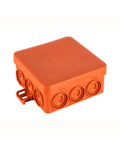 Коробка JBL085 85х85х38, 12 вых., 2P (0,15…6мм²) (43745HF): Коробка монтажная, огнестойкая, без галогена в Стерлитамаке