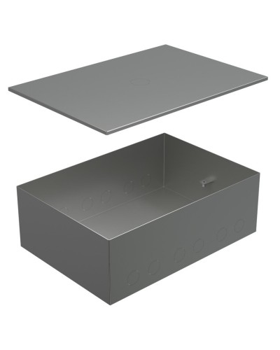 Коробка металлическая с крышкой для заливки в пол BOX/6-8 (70161): Коробка металлическая с крышкой для заливки в пол 249,6х167,6х75мм, для люков 70062, 70082 в Стерлитамаке
