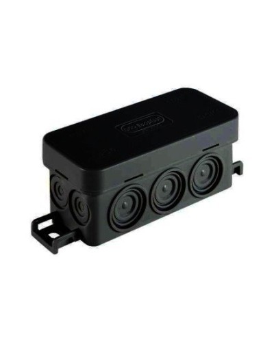 Коробка JBL090 90х42х40, 10 вых., IP55, черная (44055BL-1). Коробка монтажная. Экопласт в Стерлитамаке