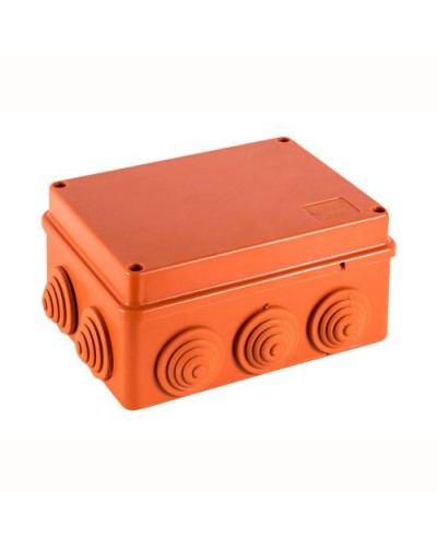 Коробка JBS150 150х110х70, 10 вых., 10P (0,15...2,5мм²) (43089HF). Коробка монтажная, огнестойкая, без галогена. Экопласт в Стерлитамаке