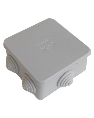 Коробка JBS080 85х85х40, 6 вых, IP44, серая (44006). Коробка монтажная. Экопласт в Стерлитамаке