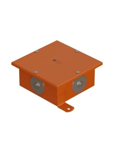 Коробка SMB120 металлическая 120х120х60, 4 металлических заглушки (56004S). Коробка, 4 металлические заглушки. Экопласт в Стерлитамаке