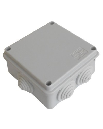 Коробка JBS100 100х100х55, 6 вых., 4P (1,5…10мм²) серая (43347HF-GR). Коробка монтажная, огнестойкая, без галогена. Экопласт в Стерлитамаке