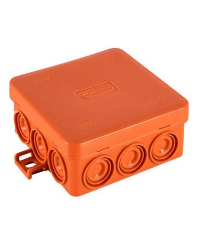Коробка JBL085 85х85х38, 12 вых., 2P (0,15...4мм²) (43455HF). Коробка монтажная, огнестойкая, без галогена. Экопласт в Стерлитамаке